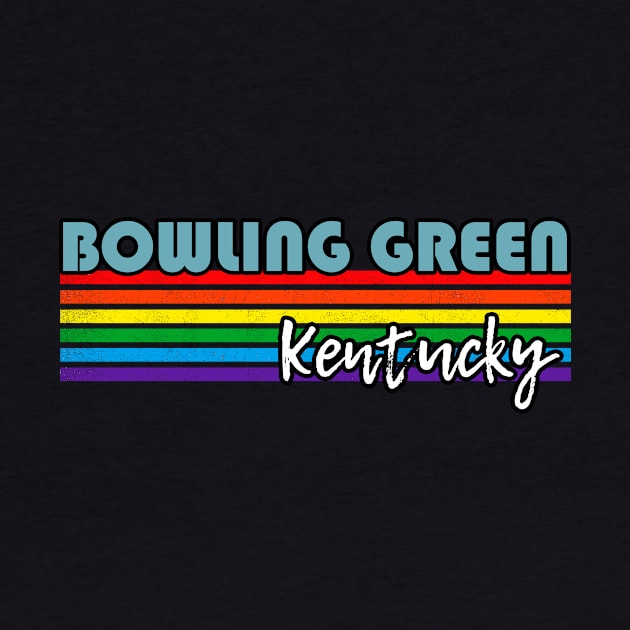 Bowling Green Kentucky Pride Shirt Bowling Green LGBT Gift LGBTQ Supporter Tee Pride Month Rainbow Pride Parade by NickDezArts